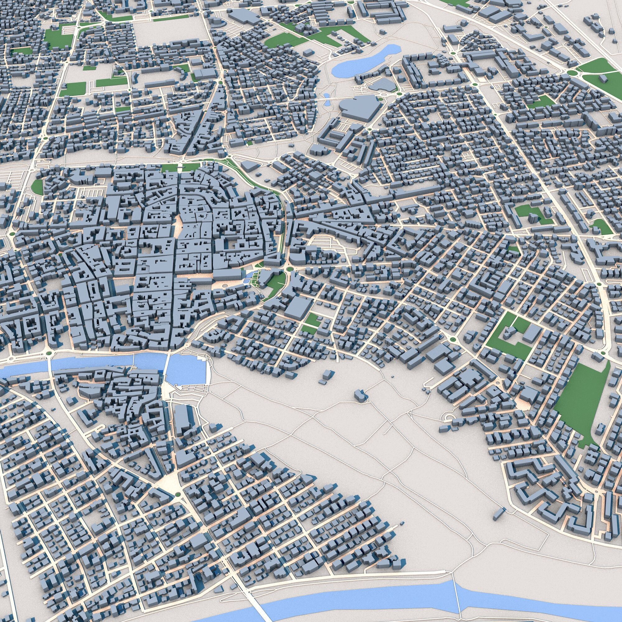 Rimini City Italy 3D model_9