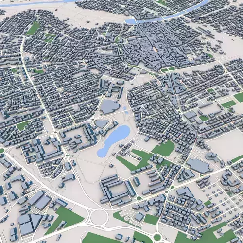 Rimini City Italy 3D model