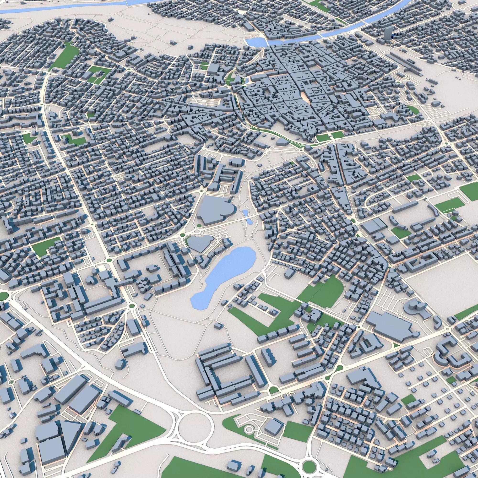 Rimini City Italy 3D model_0