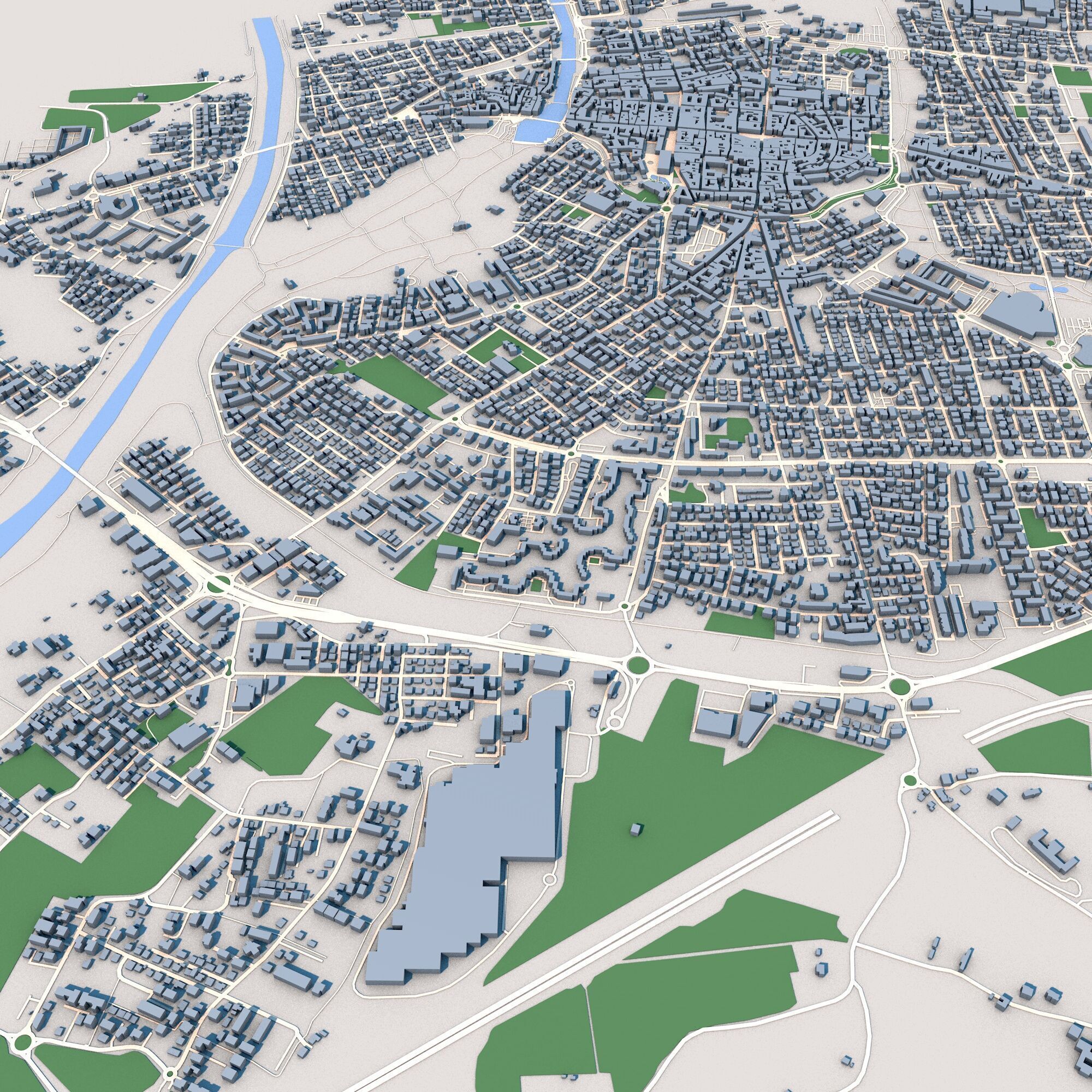 Rimini City Italy 3D model_7