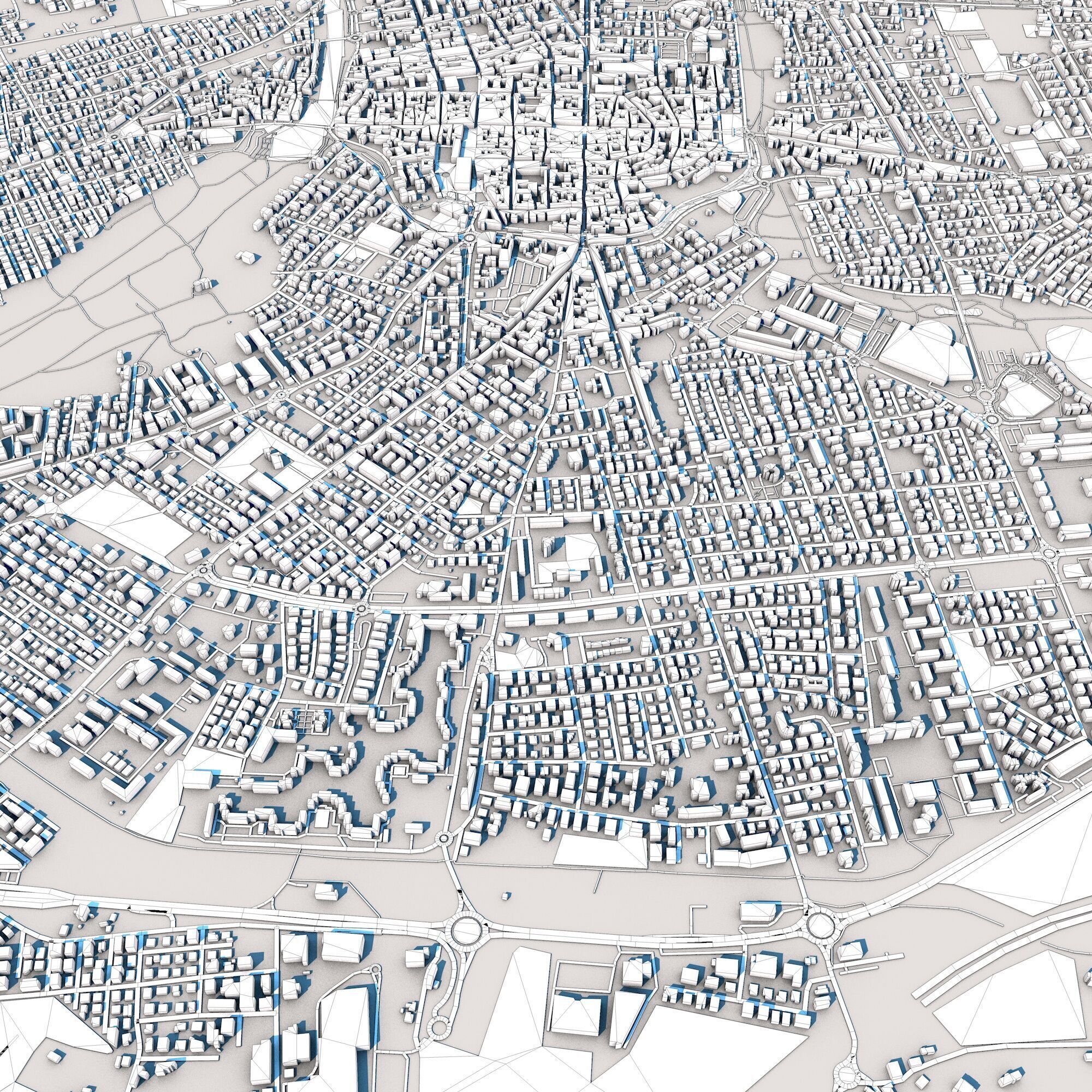 Rimini City Italy 3D model_12