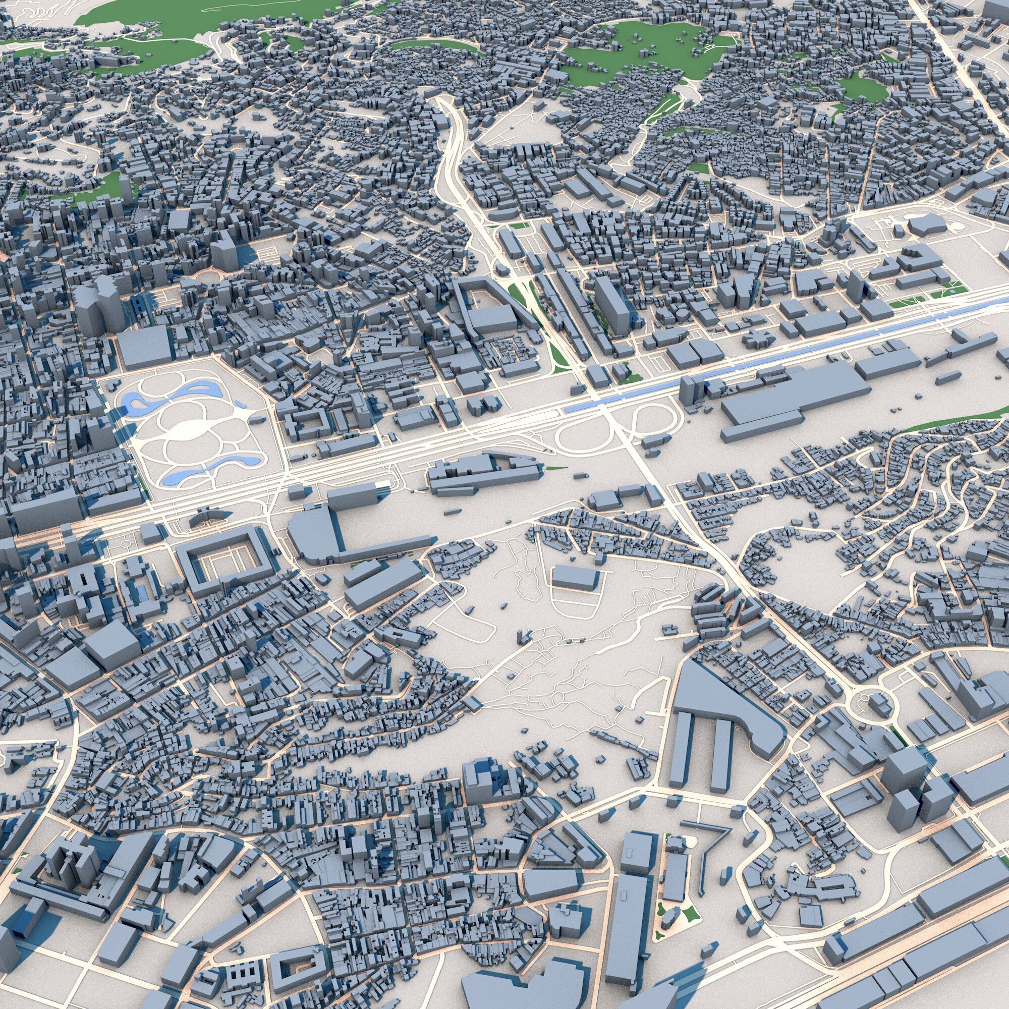 Rio de Janeiro City Brazil 3D model_8