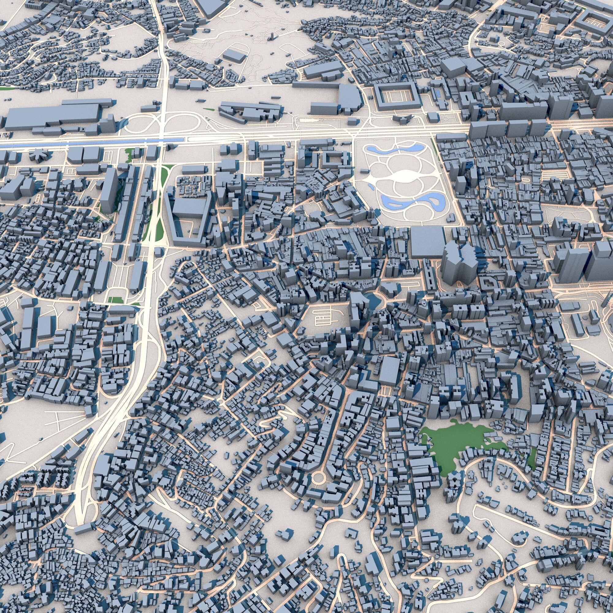 Rio de Janeiro City Brazil 3D model_5