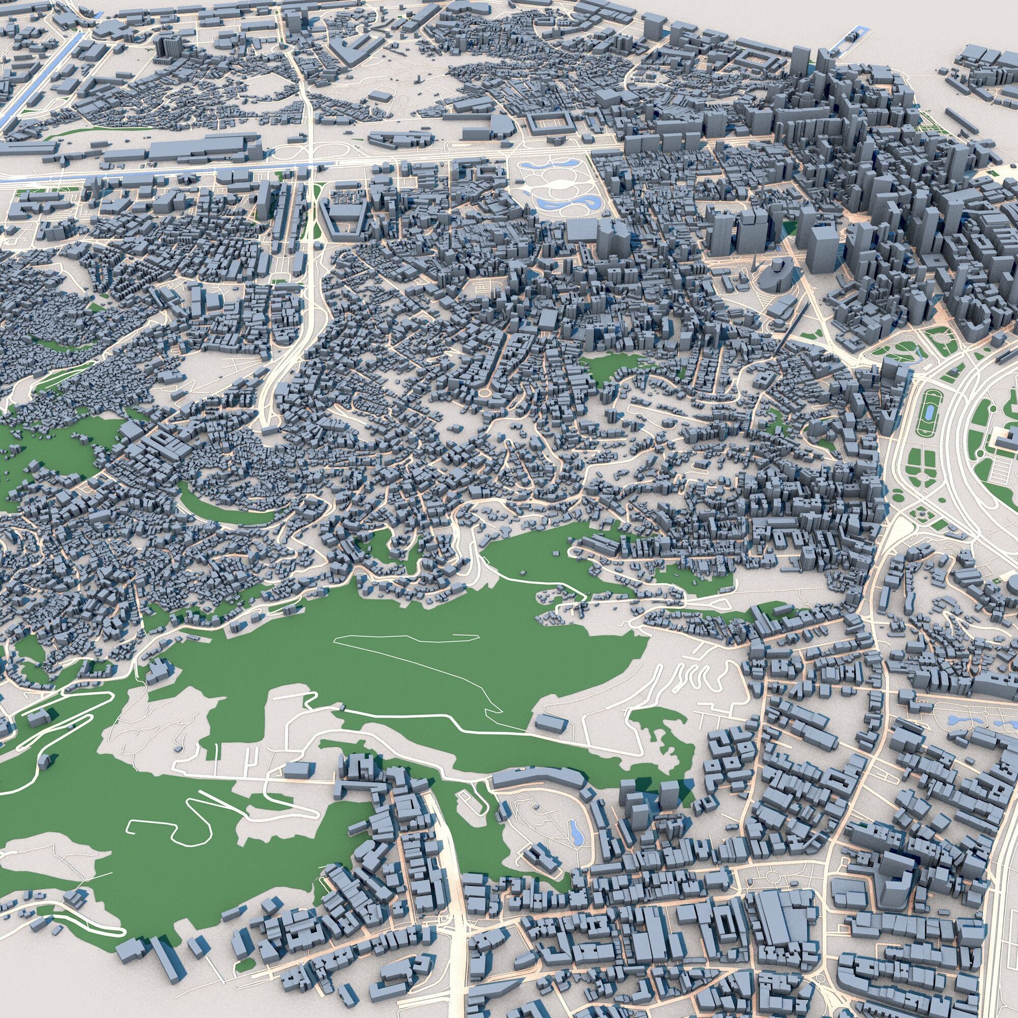 Rio de Janeiro City Brazil 3D model_4
