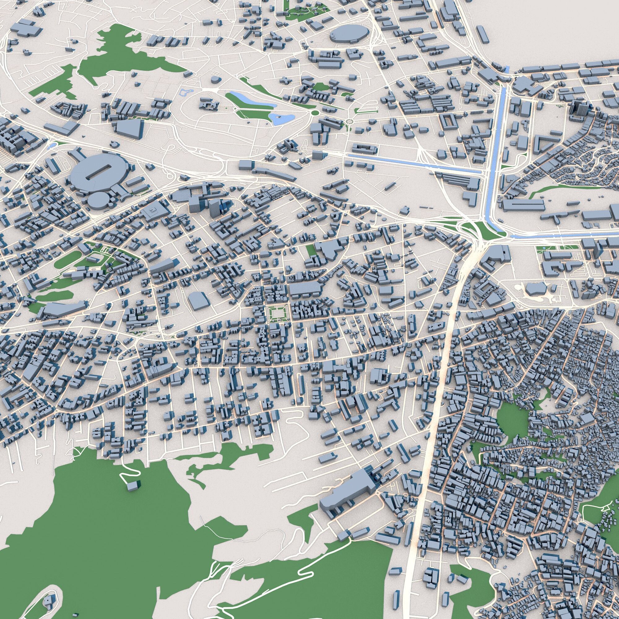 Rio de Janeiro City Brazil 3D model_6