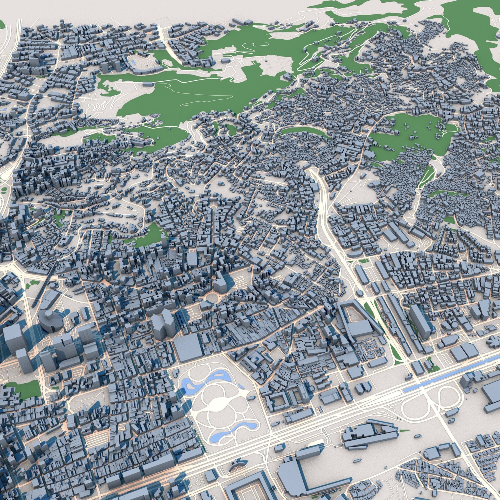 Rio de Janeiro City Brazil 3D model_9