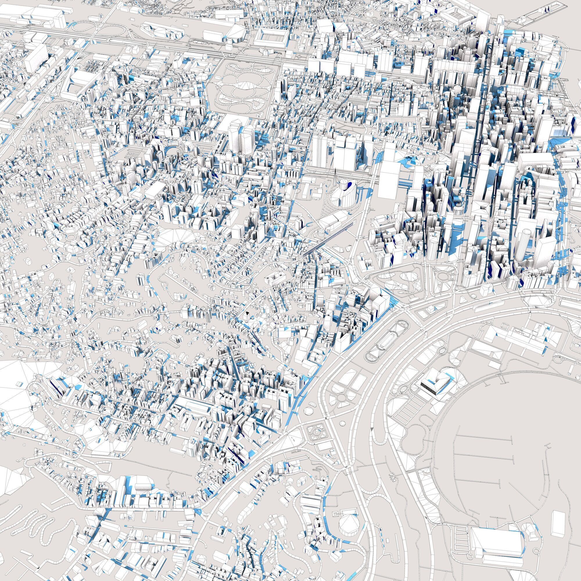 Rio de Janeiro City Brazil 3D model_10