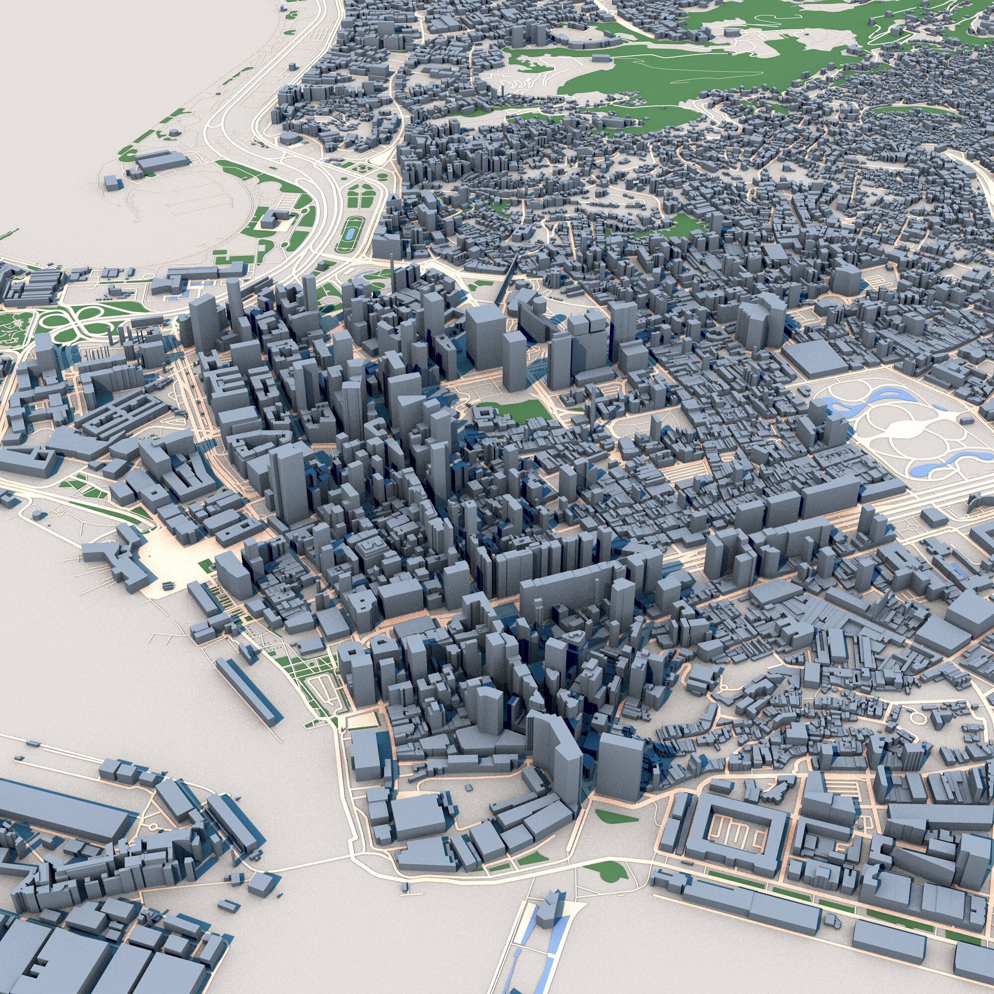 Rio de Janeiro City Brazil 3D model_7