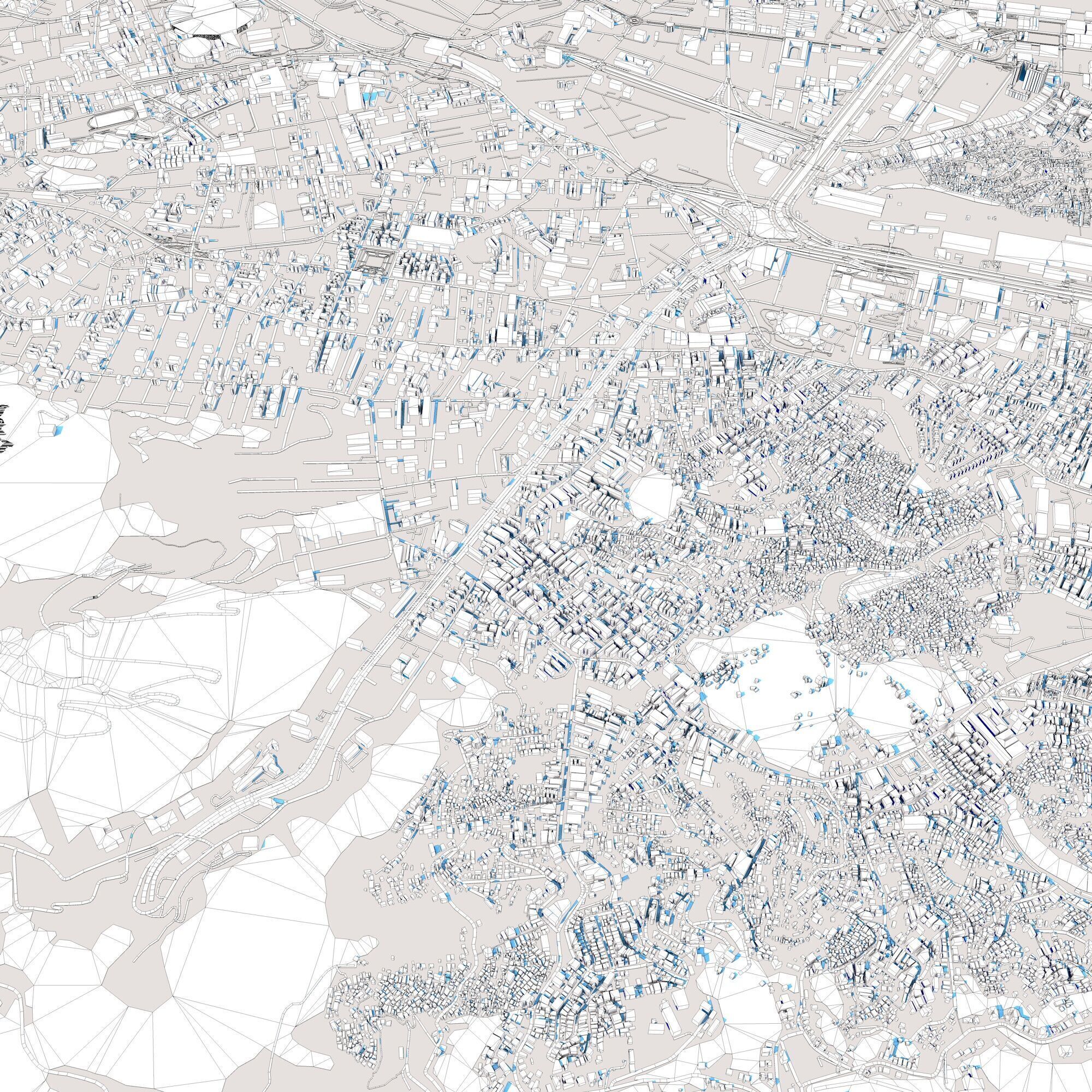 Rio de Janeiro City Brazil 3D model_11