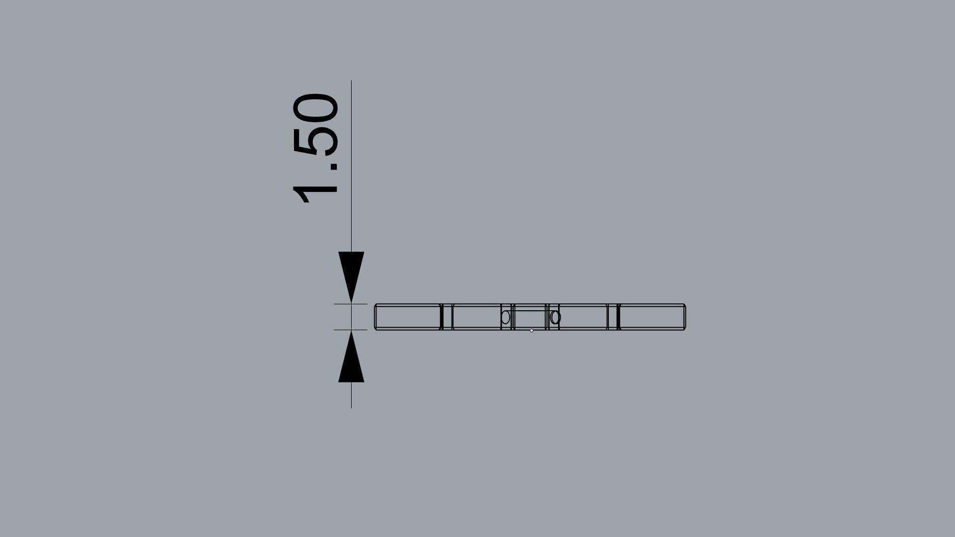 Old Style cross no 2 3D print model_5