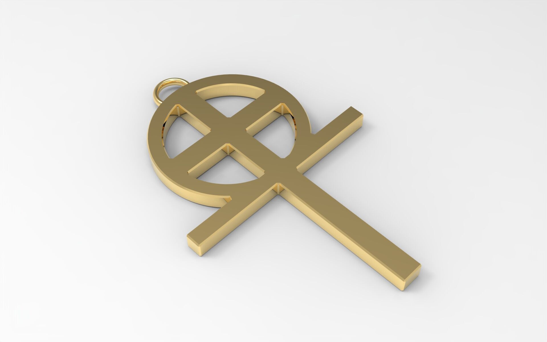 Old Style cross no 2 3D print model_1