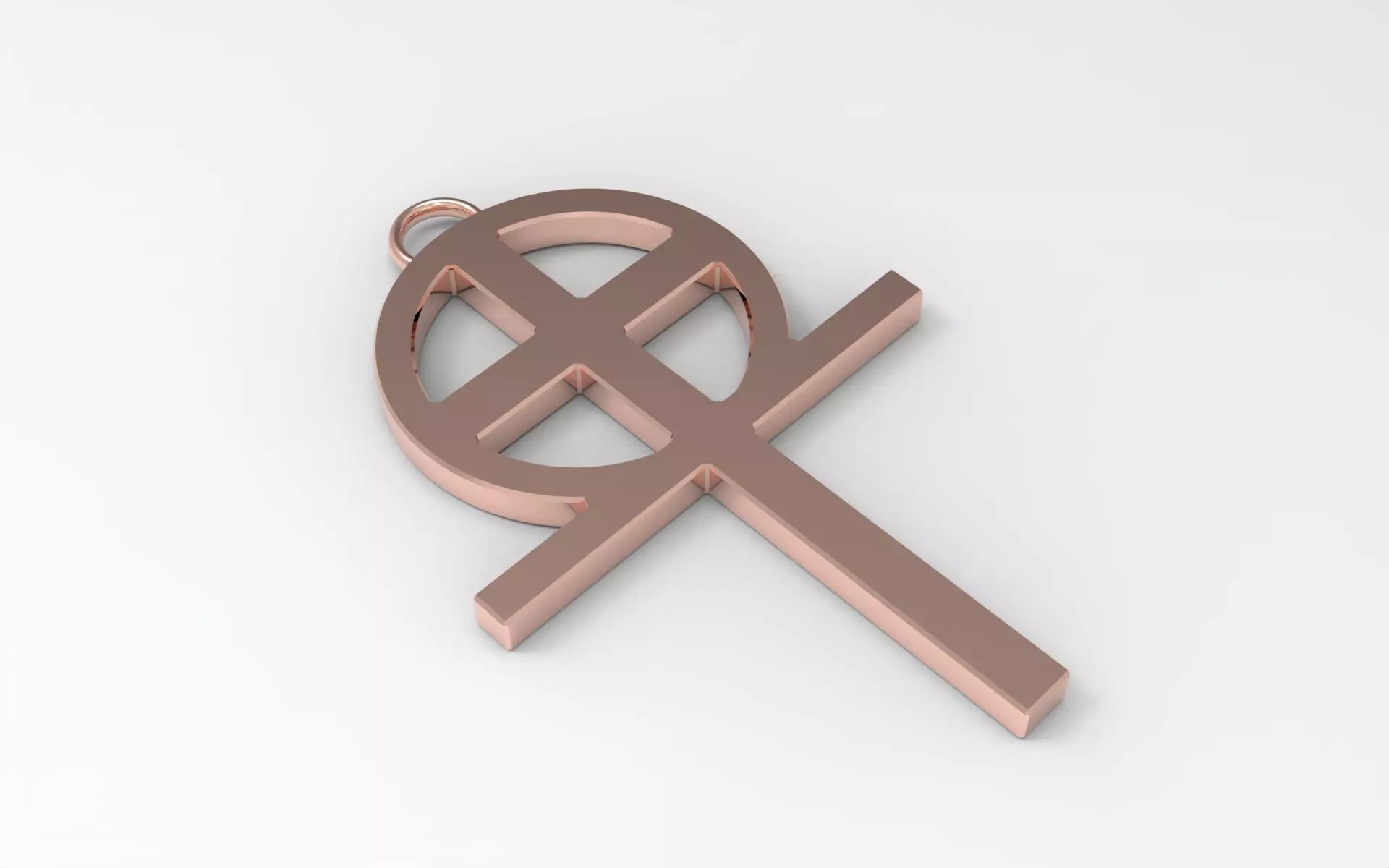 Old Style cross no 2 3D print model_0