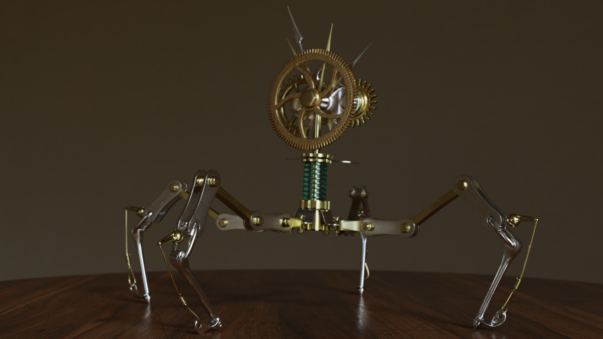 HardSurface Mechanical Creature 3D model_4