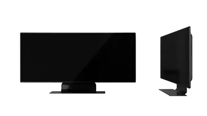 LED Ultrawide TV Black