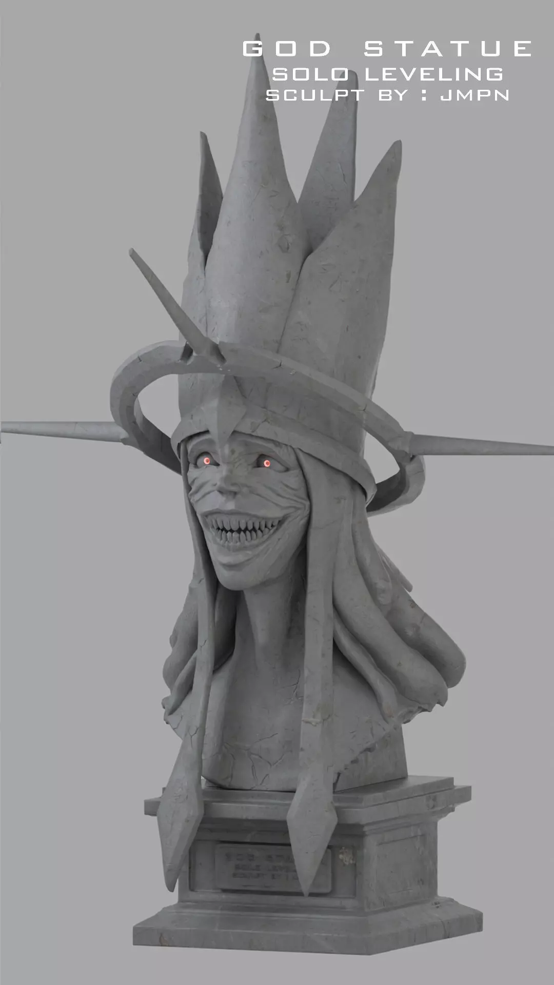 GOD STATUE SOLO LEVELING  3D print model_0