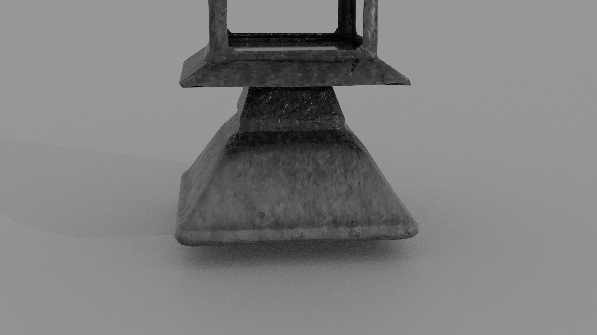 Stone Lantern Free low-poly 3D model_8