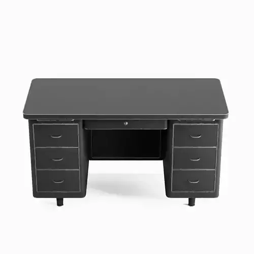 Metal Desk 05  Low-poly 3D model