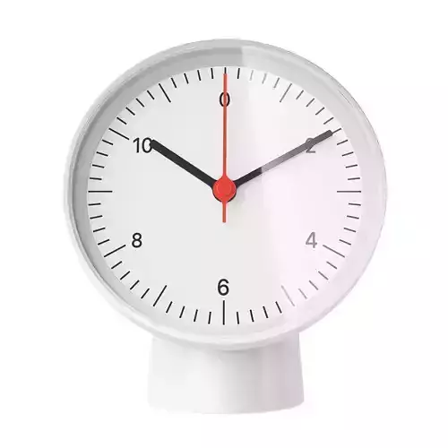 Table Clock White by Hay
