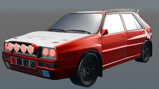 LANCIA 3D model with a large number of polygons 3D model