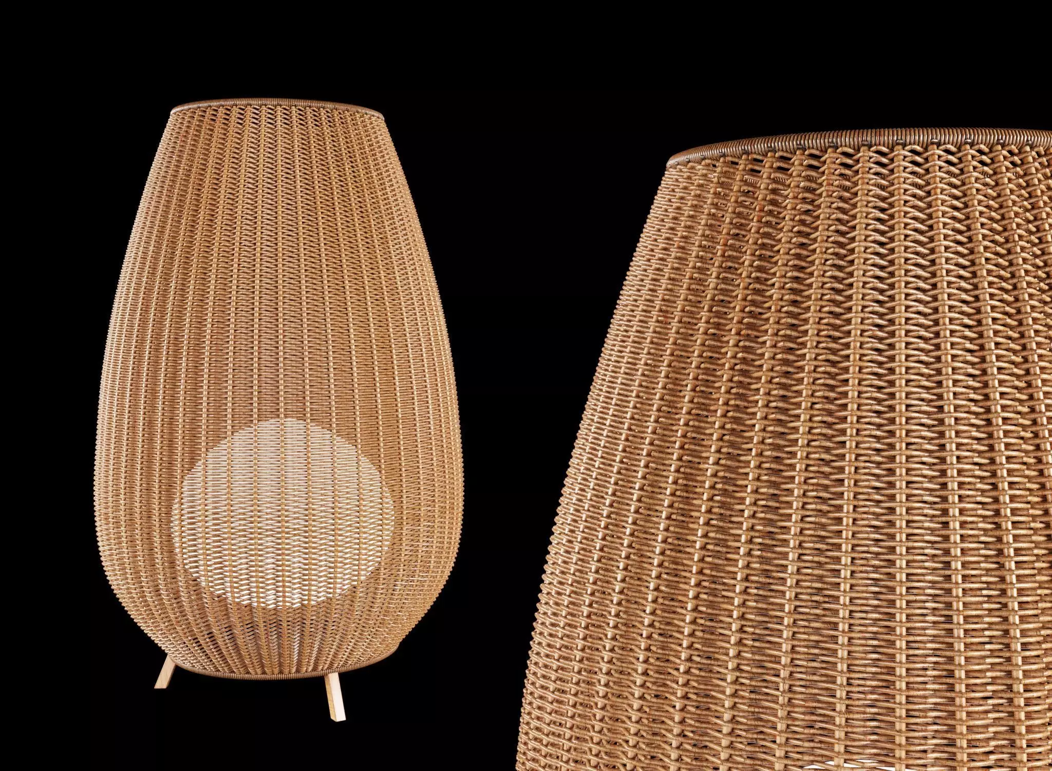 Amphora Lampadaire 3D model_0