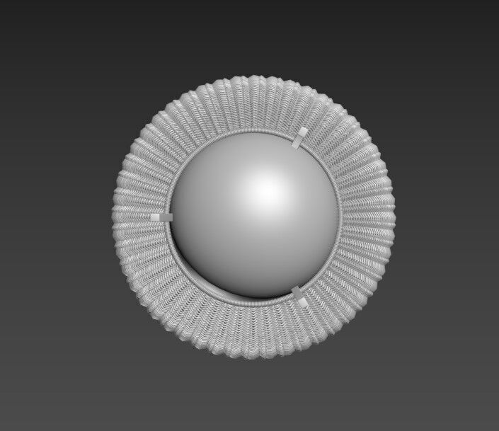 Amphora Lampadaire 3D model_9