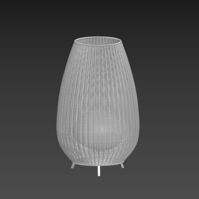 Amphora Lampadaire 3D model_6