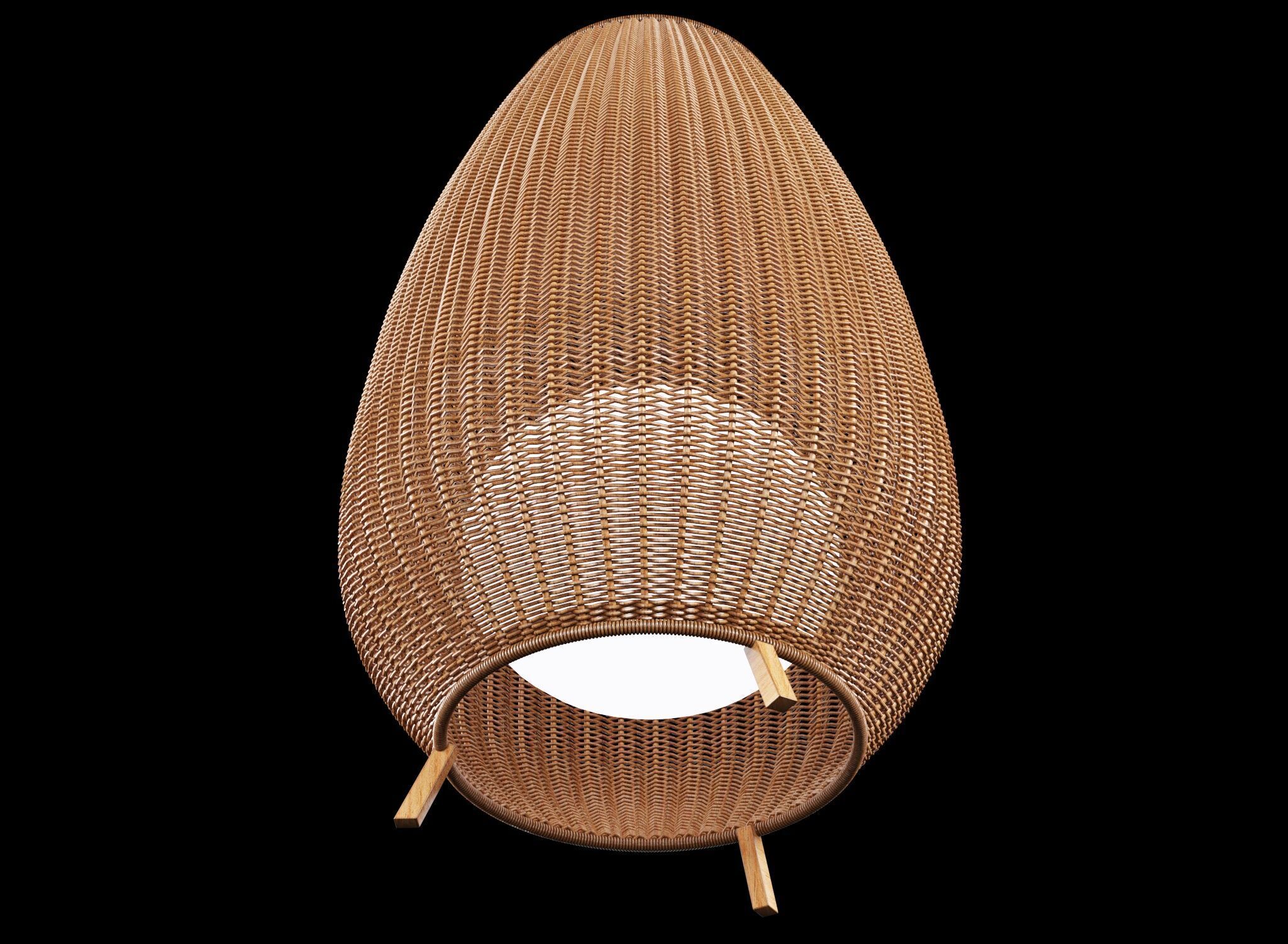 Amphora Lampadaire 3D model_5