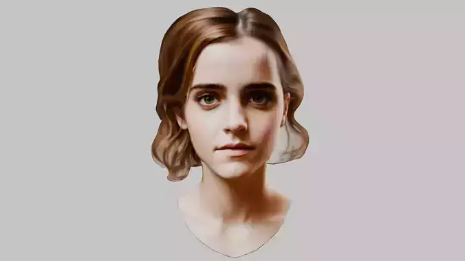 Emma Watson Head Bust