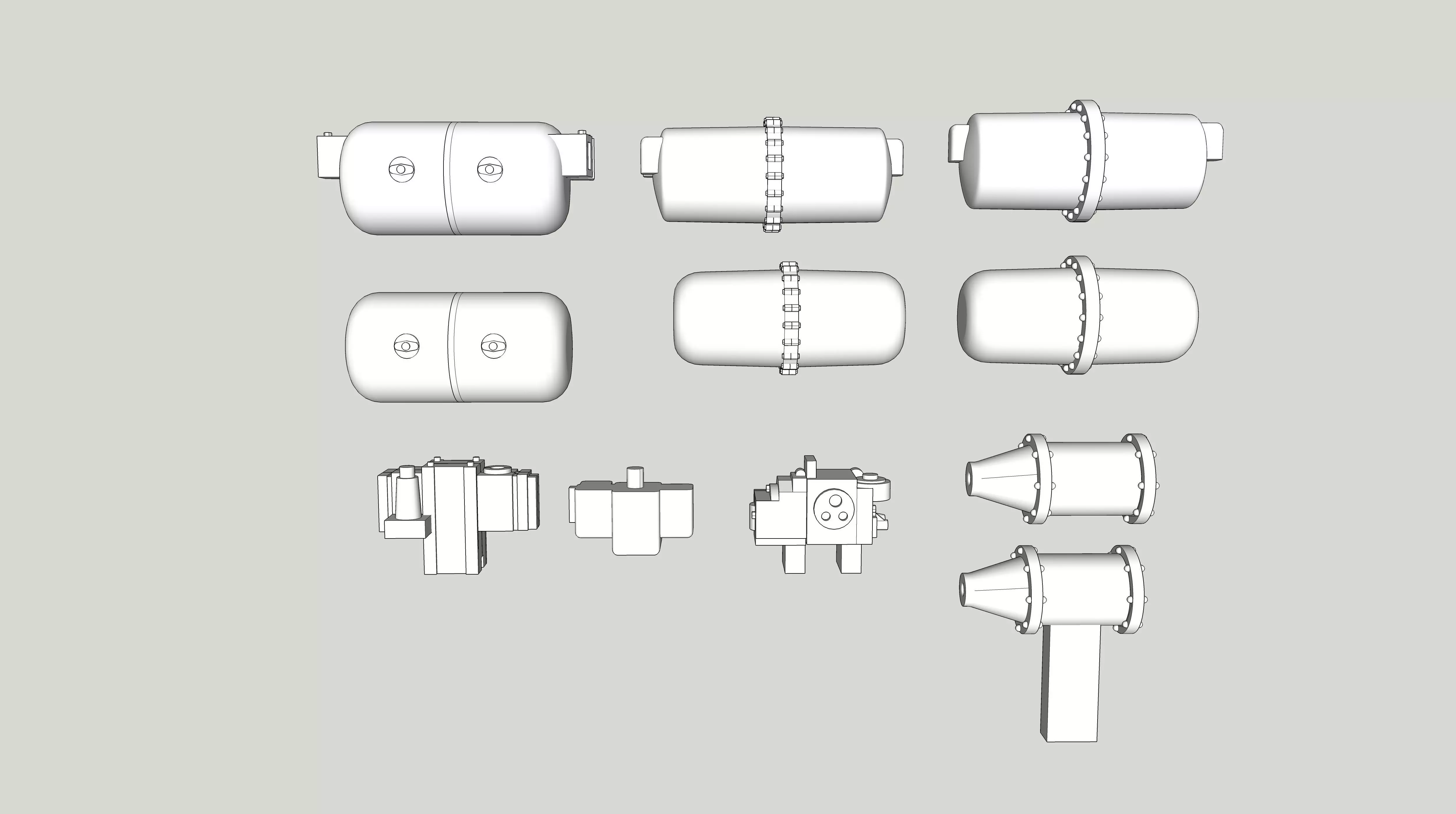 AB Brake Gear Kit HO Free Free 3D print model