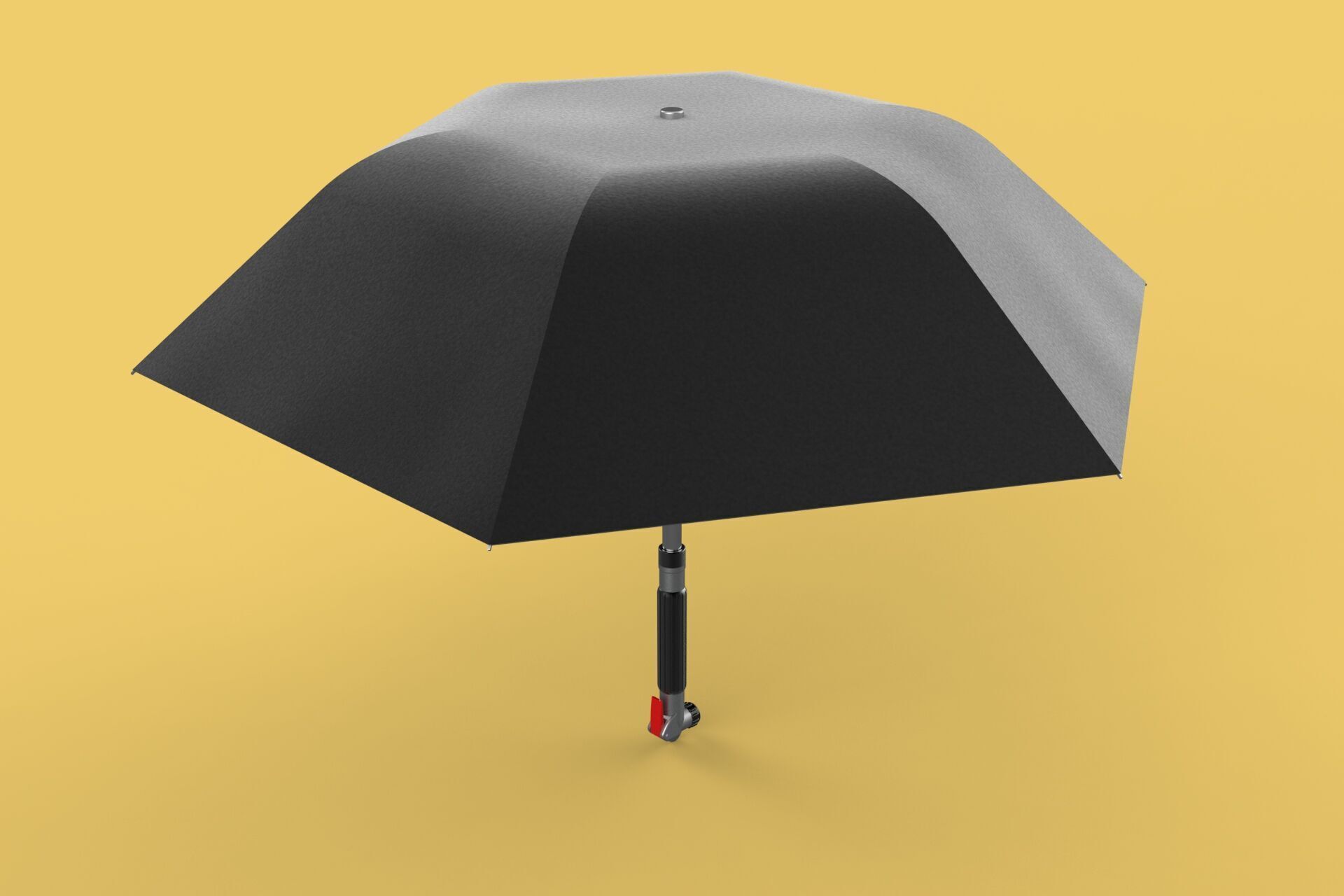 MULTIFUNCTION HANDLE AIR PUMP UMBRELLA INFLATOR BIKE PORTABLE 3D model_32