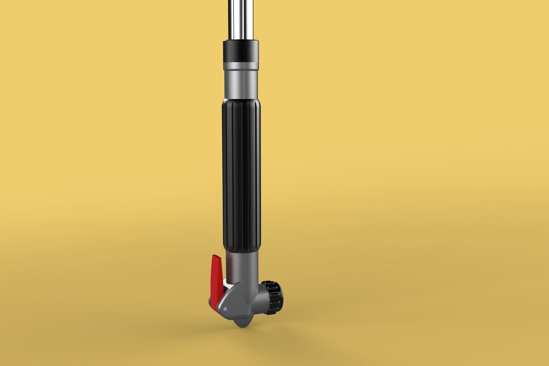 MULTIFUNCTION HANDLE AIR PUMP UMBRELLA INFLATOR BIKE PORTABLE 3D model_41