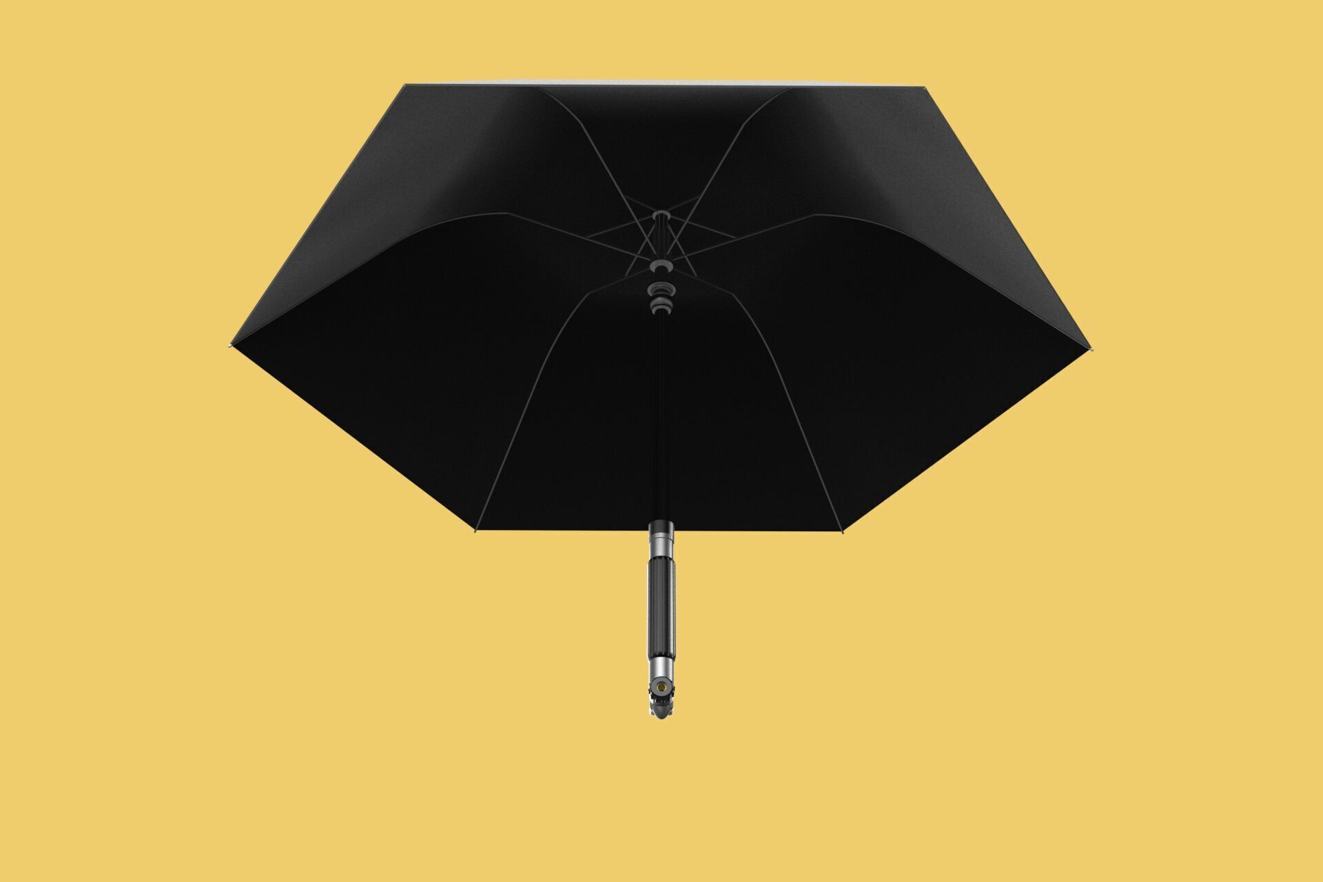 MULTIFUNCTION HANDLE AIR PUMP UMBRELLA INFLATOR BIKE PORTABLE 3D model_28