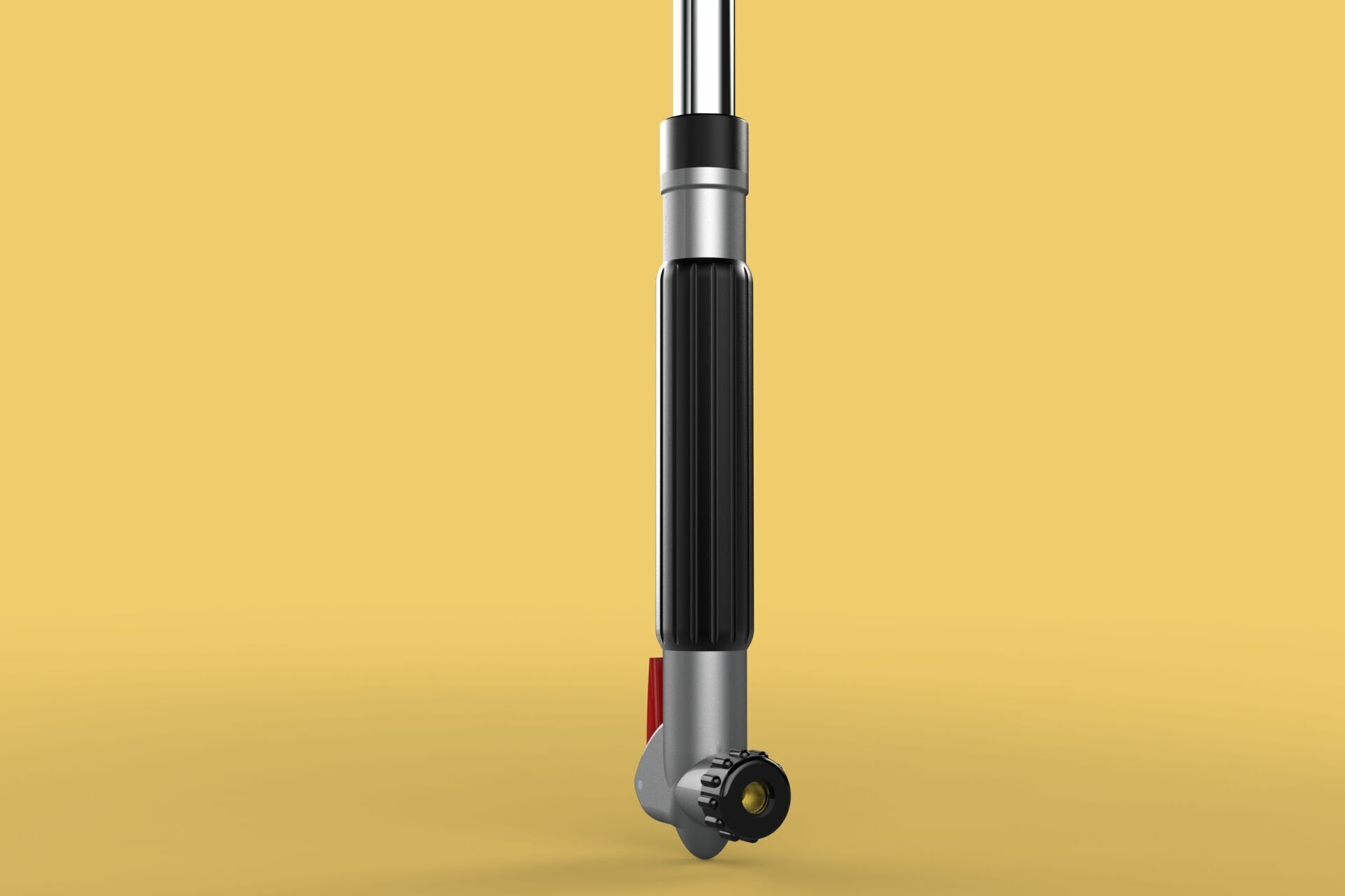 MULTIFUNCTION HANDLE AIR PUMP UMBRELLA INFLATOR BIKE PORTABLE 3D model_40