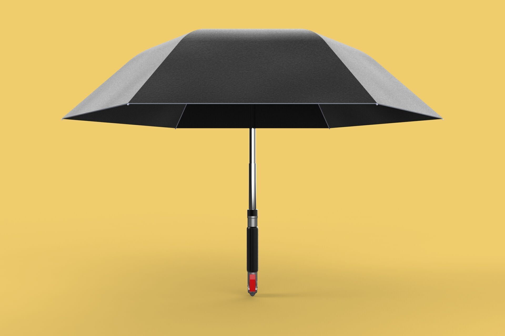 MULTIFUNCTION HANDLE AIR PUMP UMBRELLA INFLATOR BIKE PORTABLE 3D model_24