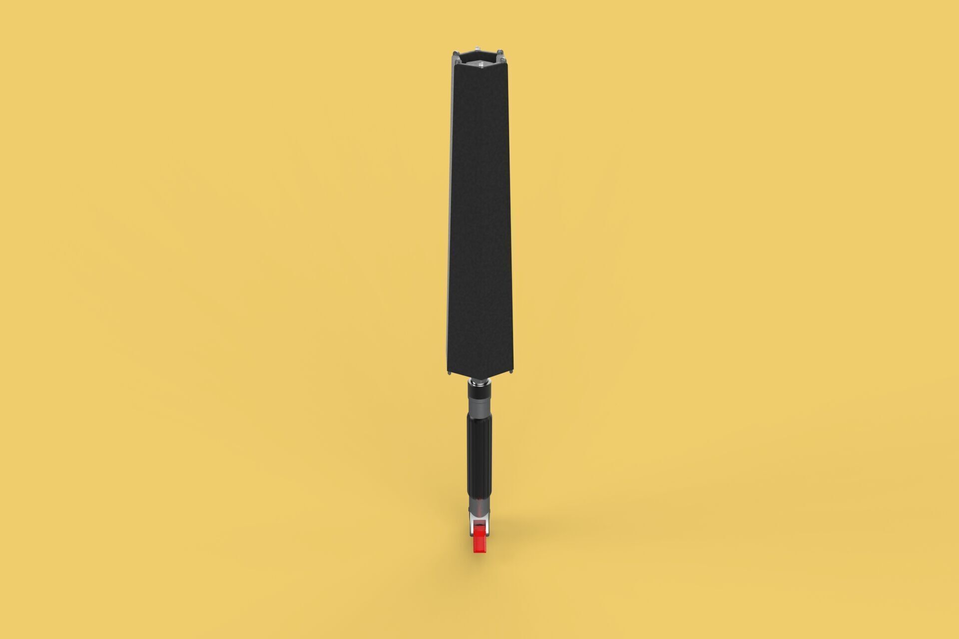 MULTIFUNCTION HANDLE AIR PUMP UMBRELLA INFLATOR BIKE PORTABLE 3D model_6