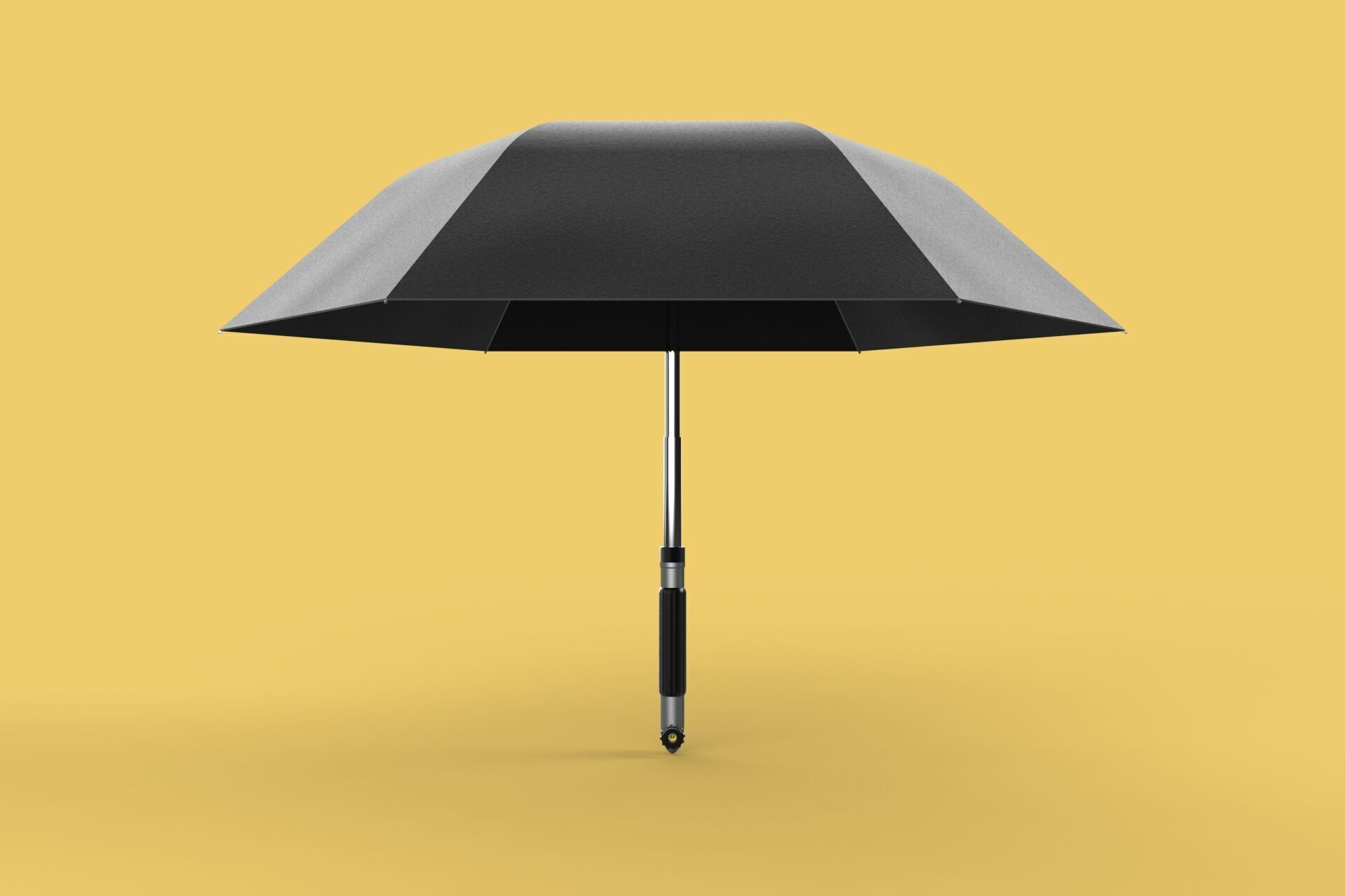 MULTIFUNCTION HANDLE AIR PUMP UMBRELLA INFLATOR BIKE PORTABLE 3D model_27