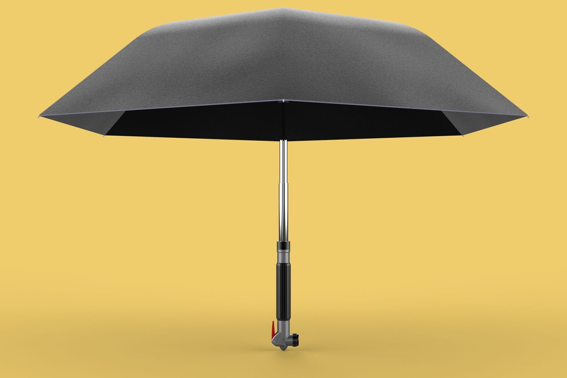 MULTIFUNCTION HANDLE AIR PUMP UMBRELLA INFLATOR BIKE PORTABLE 3D model_20