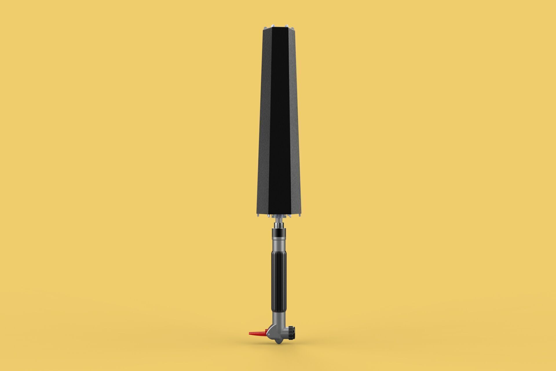 MULTIFUNCTION HANDLE AIR PUMP UMBRELLA INFLATOR BIKE PORTABLE 3D model_1