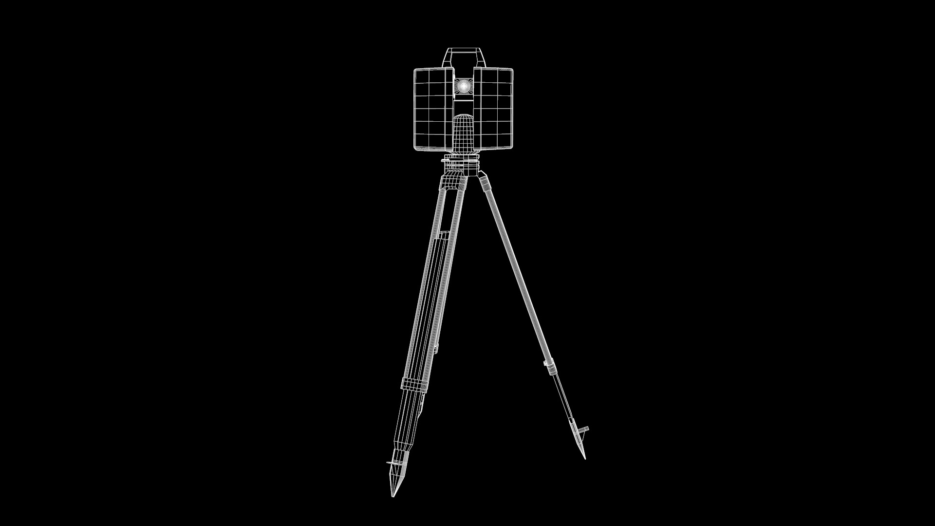 Taqueometros Full Station 3D model_7