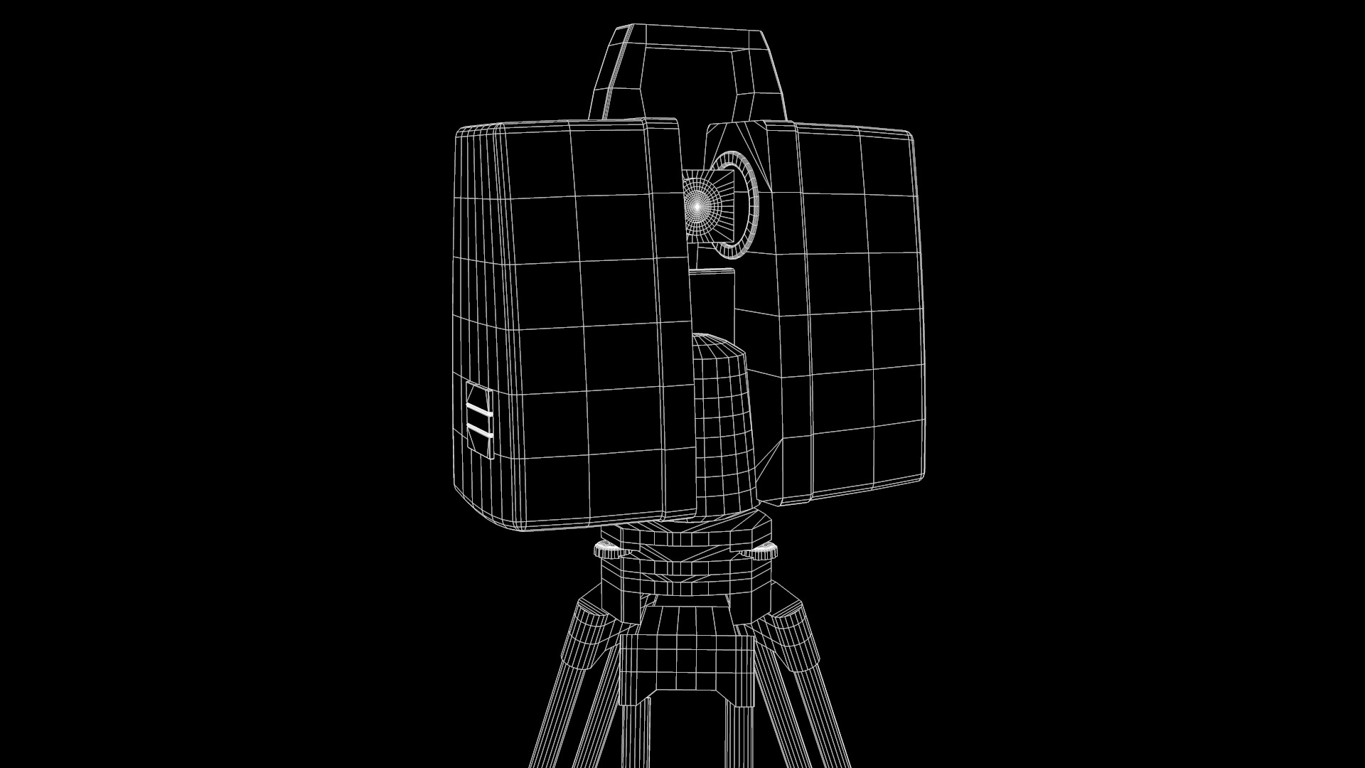 Taqueometros Full Station 3D model_8