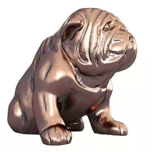 Pug dog figurine