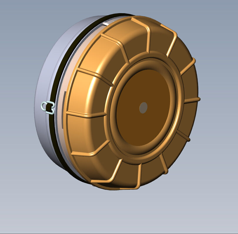 PMN 4  Russian Anti personnel Landmine 3Dprinable moulage 3D model_8