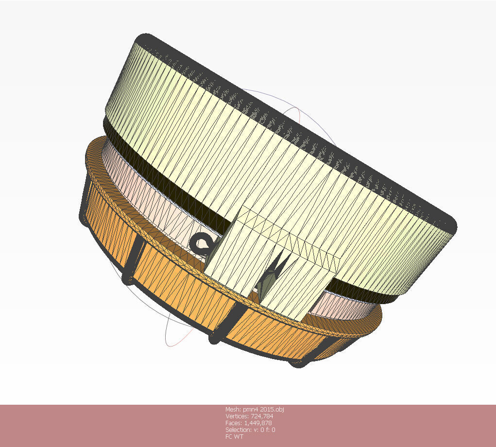 PMN 4  Russian Anti personnel Landmine 3Dprinable moulage 3D model_21