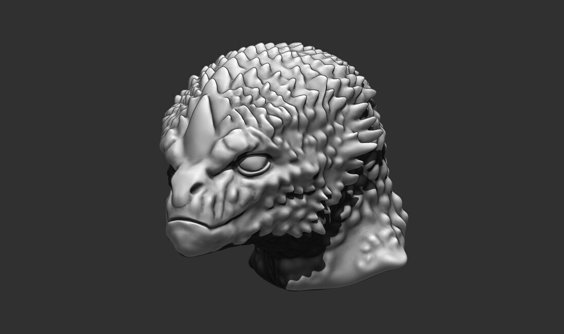 Alien Bust 10 - 3D Printable Model - STL File Ready for Printing 3D print model_2