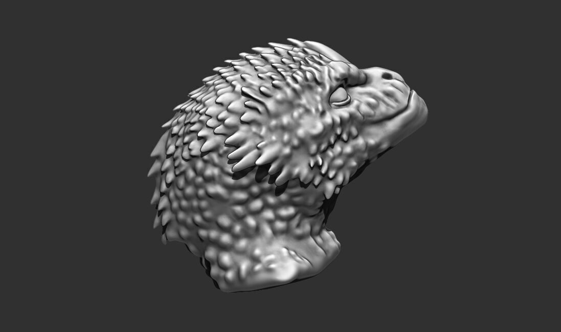 Alien Bust 10 - 3D Printable Model - STL File Ready for Printing 3D print model_7