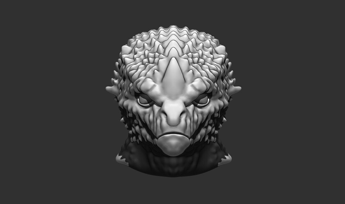 Alien Bust 10 - 3D Printable Model - STL File Ready for Printing 3D print model_1