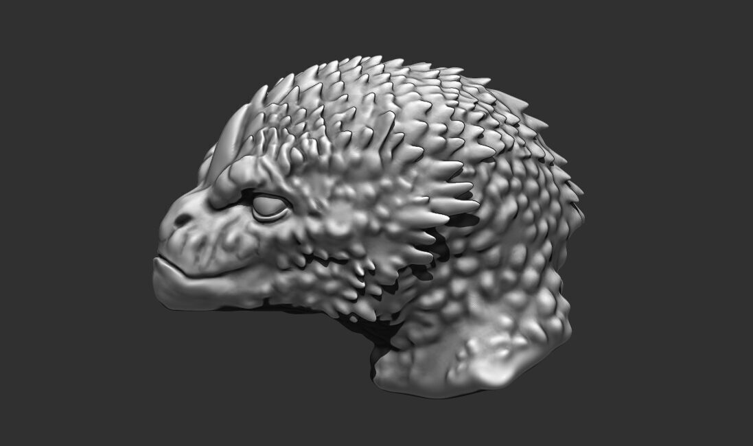 Alien Bust 10 - 3D Printable Model - STL File Ready for Printing 3D print model_13