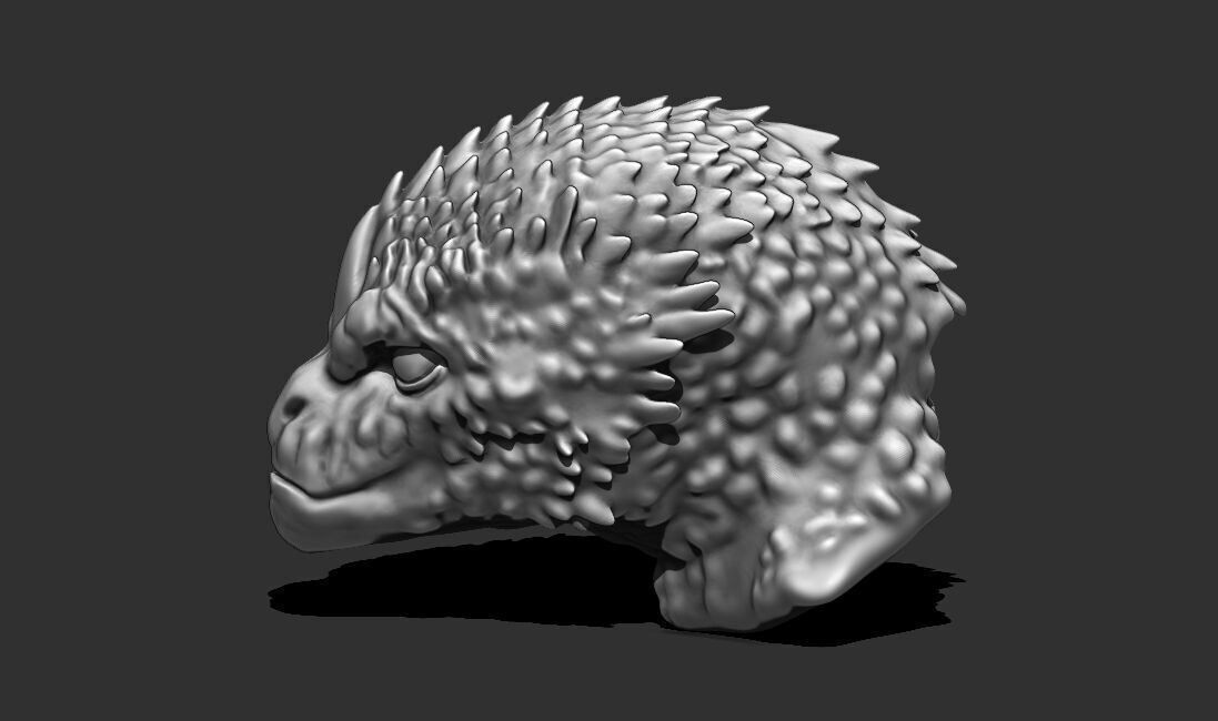 Alien Bust 10 - 3D Printable Model - STL File Ready for Printing 3D print model_4