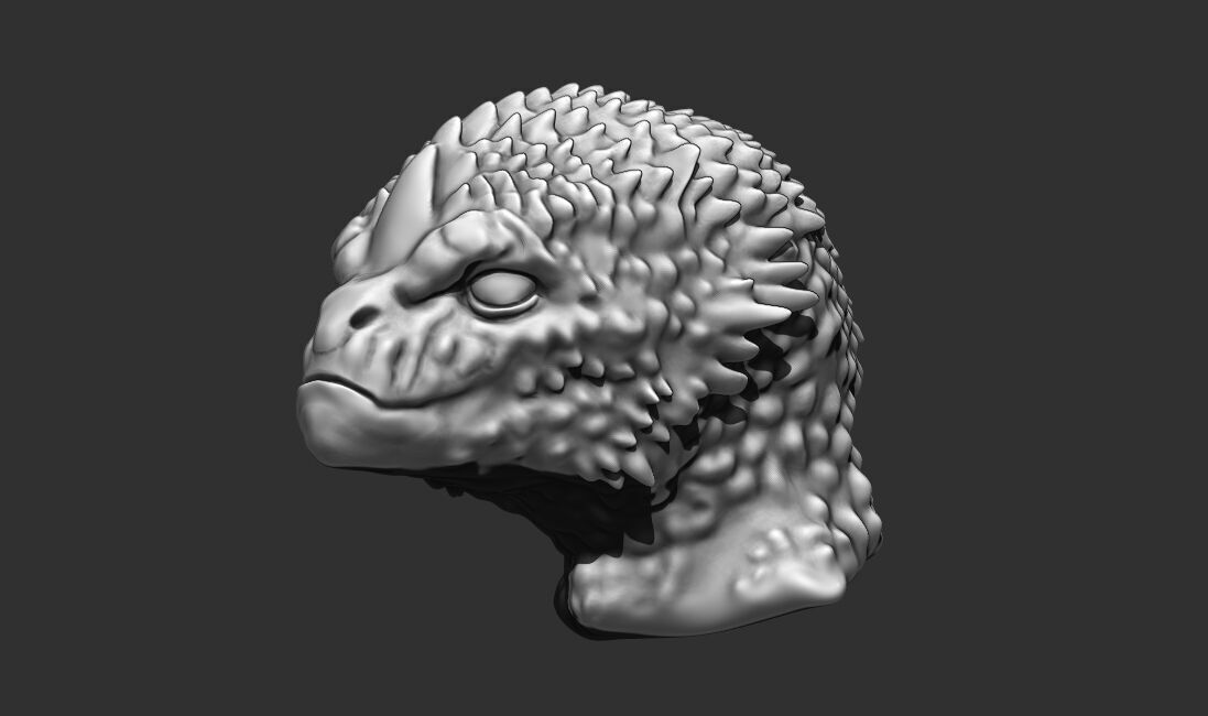 Alien Bust 10 - 3D Printable Model - STL File Ready for Printing 3D print model_12