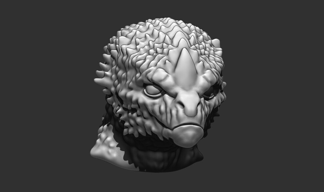 Alien Bust 10 - 3D Printable Model - STL File Ready for Printing 3D print model_10